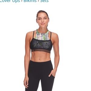 Body Glove Active Sports Bra-Bikini Top